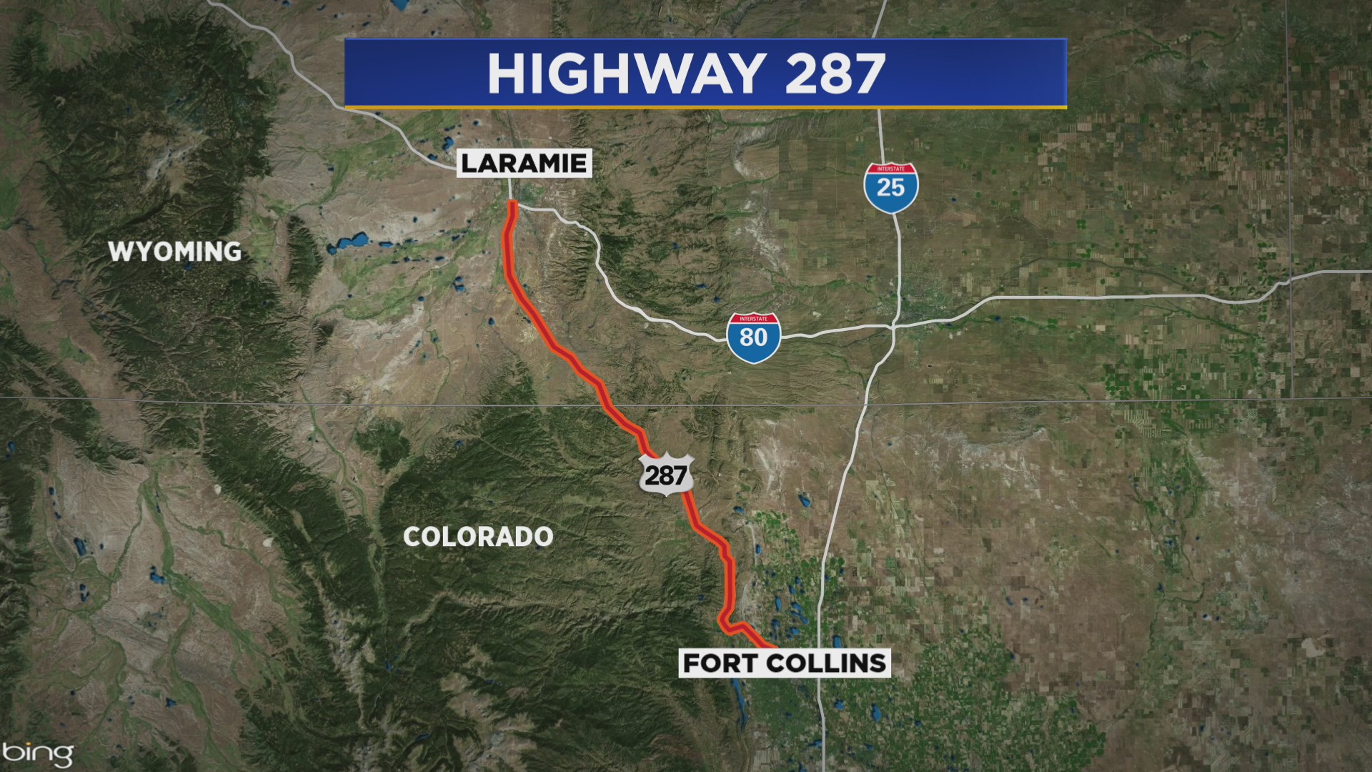 Highway 287 Colorado Map State Troopers Increase Patrols Along A 35-Mile Stretch Of Highway 287 –  News, Weather & Sports For All Of Colorado